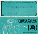 Milwaukee Irish Fest Grounds Brochure, 1990
