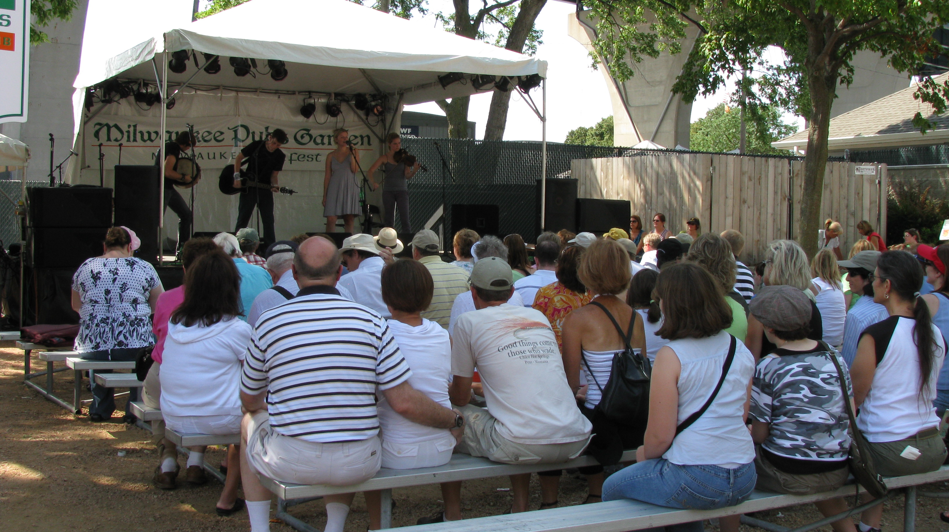 Irish Fest Milwaukee Pub Garden Stage