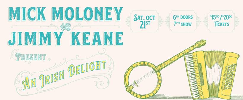 Mick Moloney and Jimmy Keane Concert Oct 21, 2017