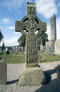Monasterboice Scripture Cross.Co. Meath - Isle of Saints Exhibit