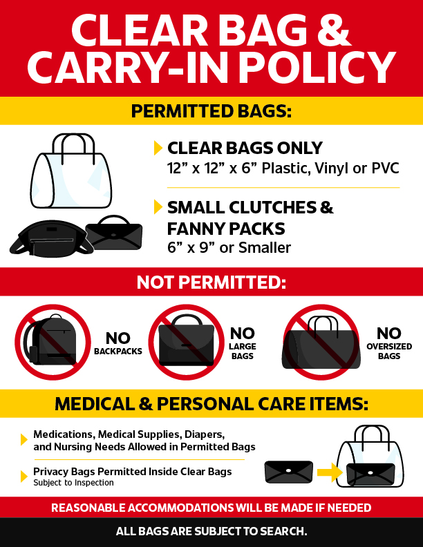 Milwaukee World Festival Bag Policy Image