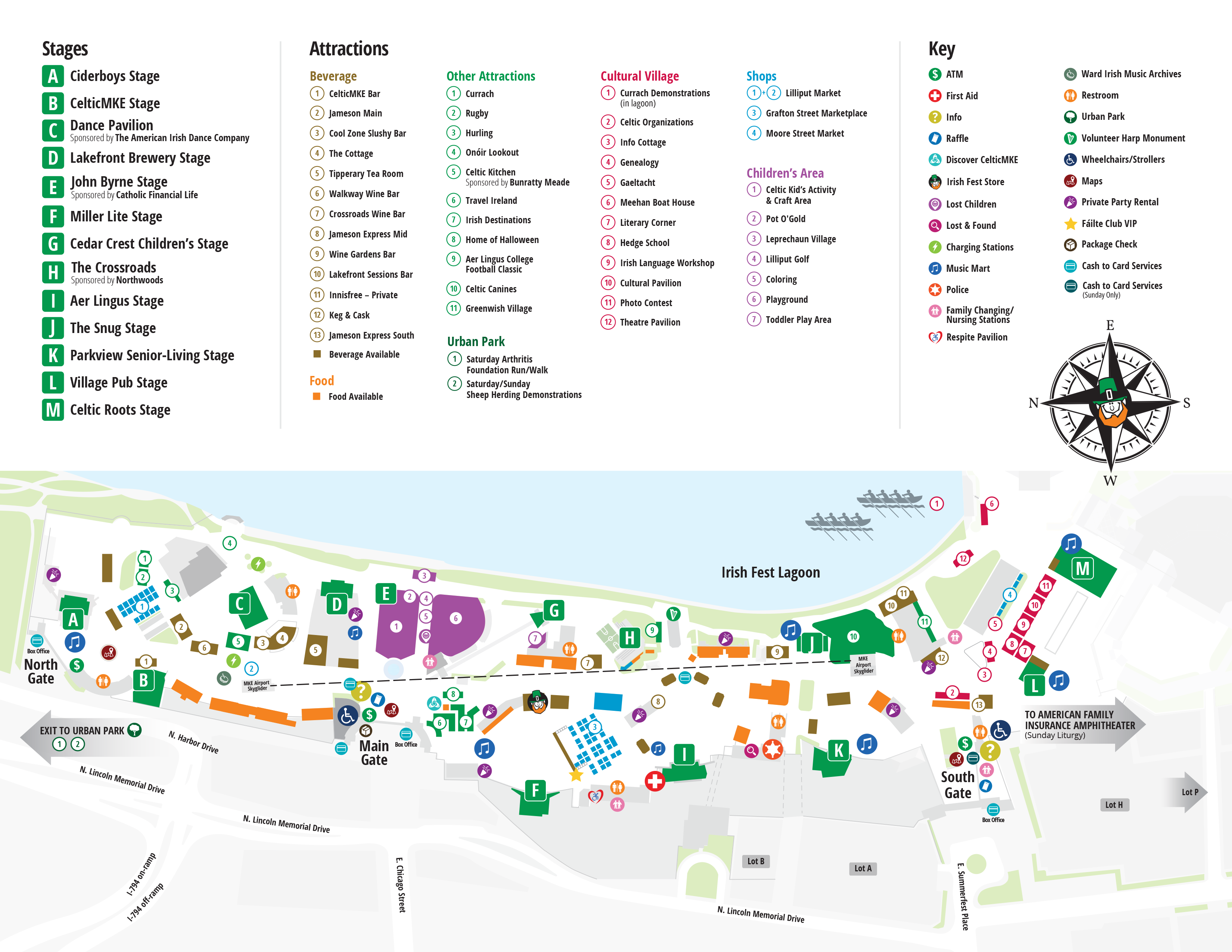irish Fest Map