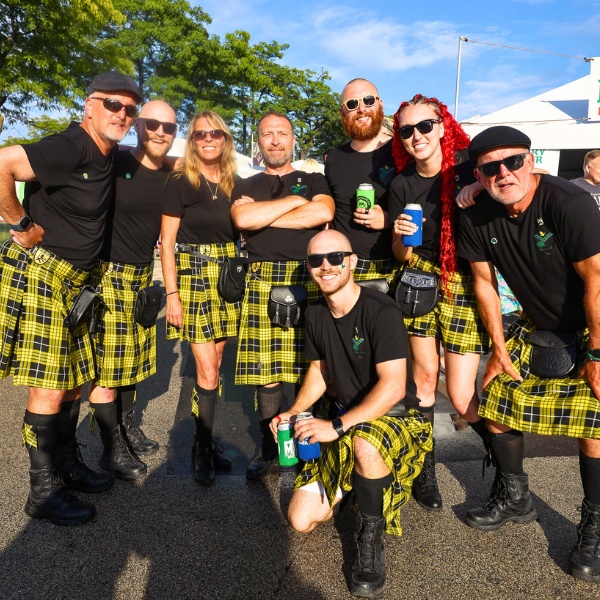 Family in Kilts