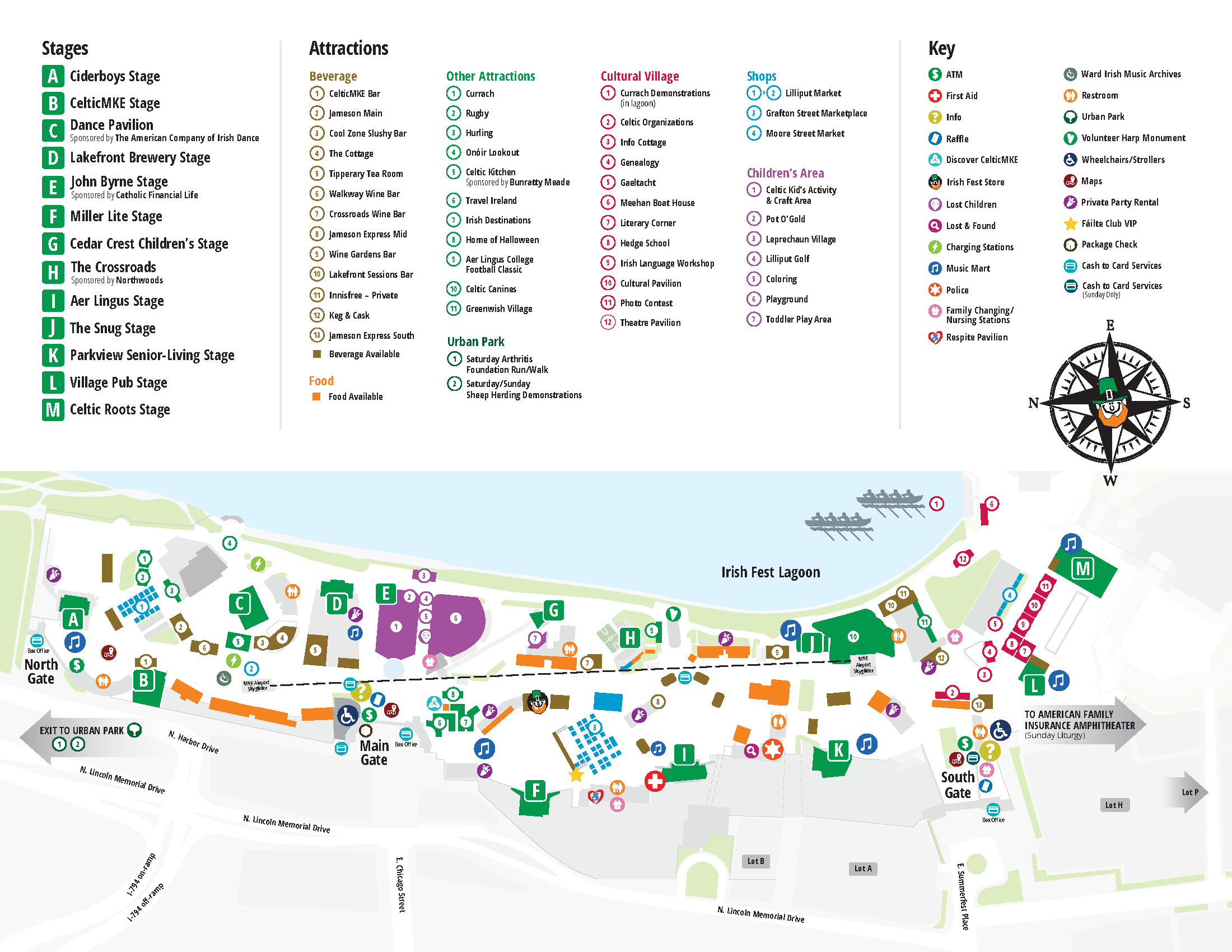 irish Fest Map