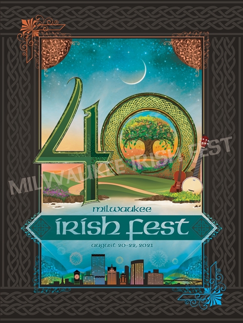2021 40th Irish Fest Poster 